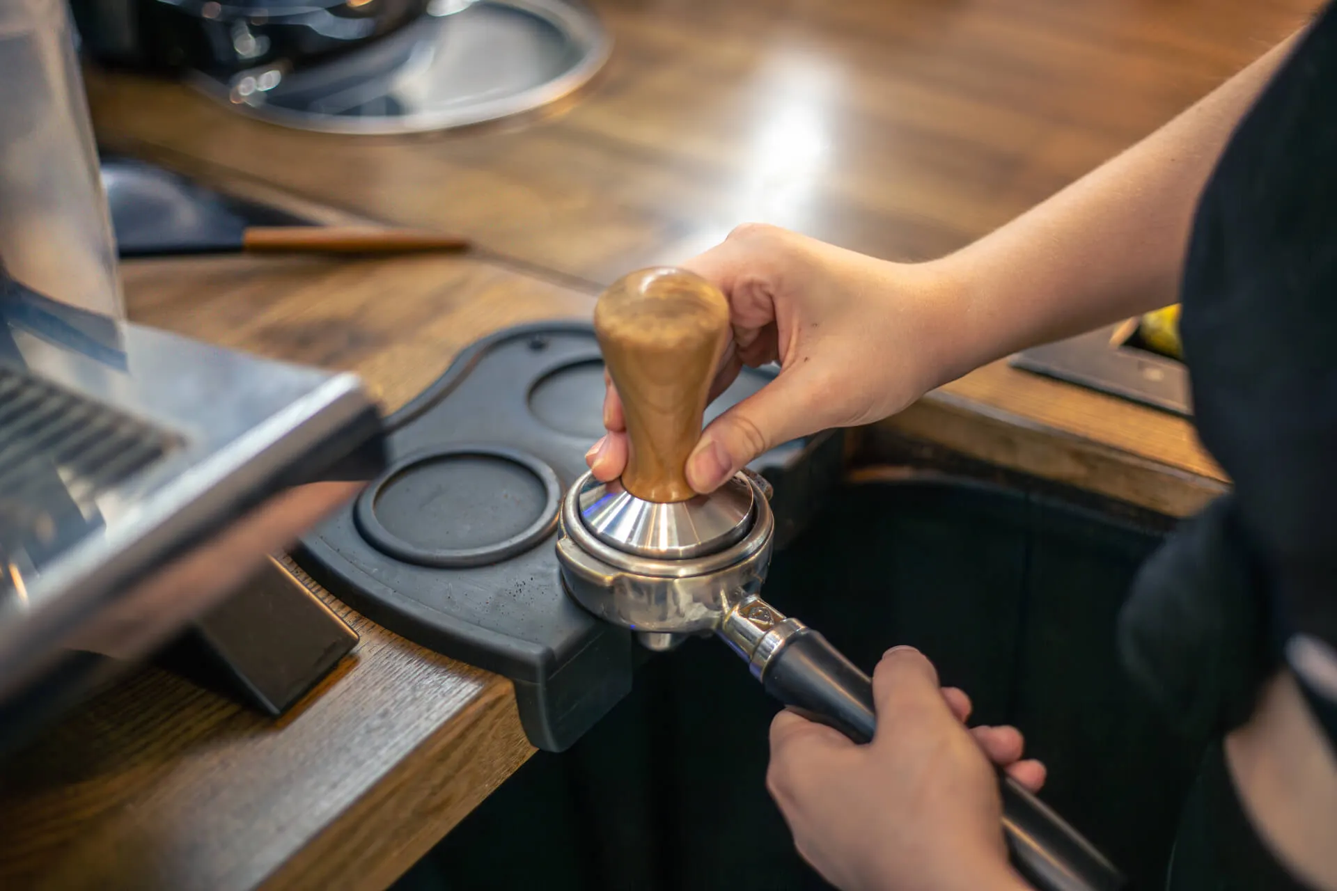 Равномерно разпределение на кафе за избягване на канализация при еспресо