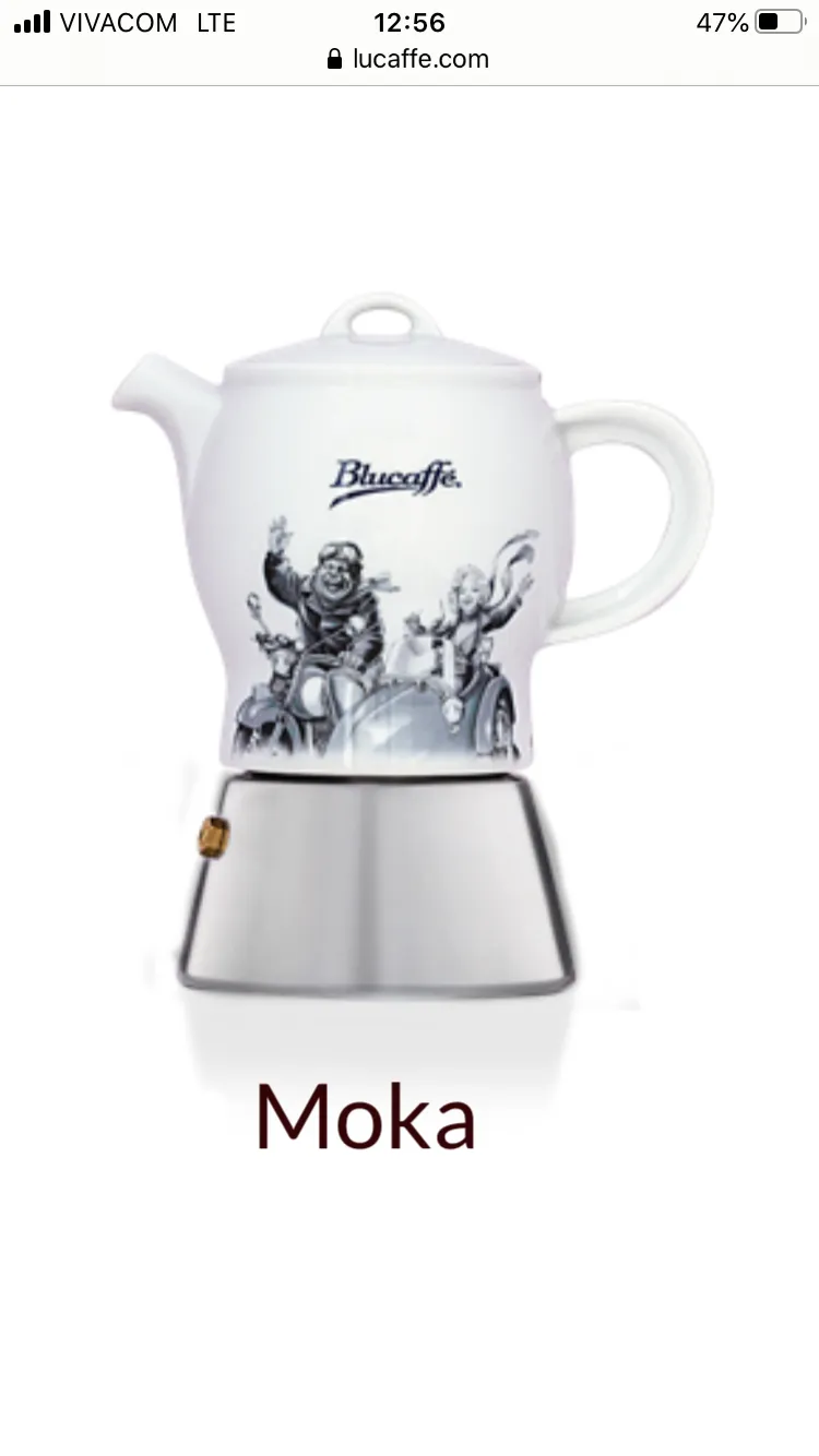 Кафеварка Мока Lucaffe Blucaffe